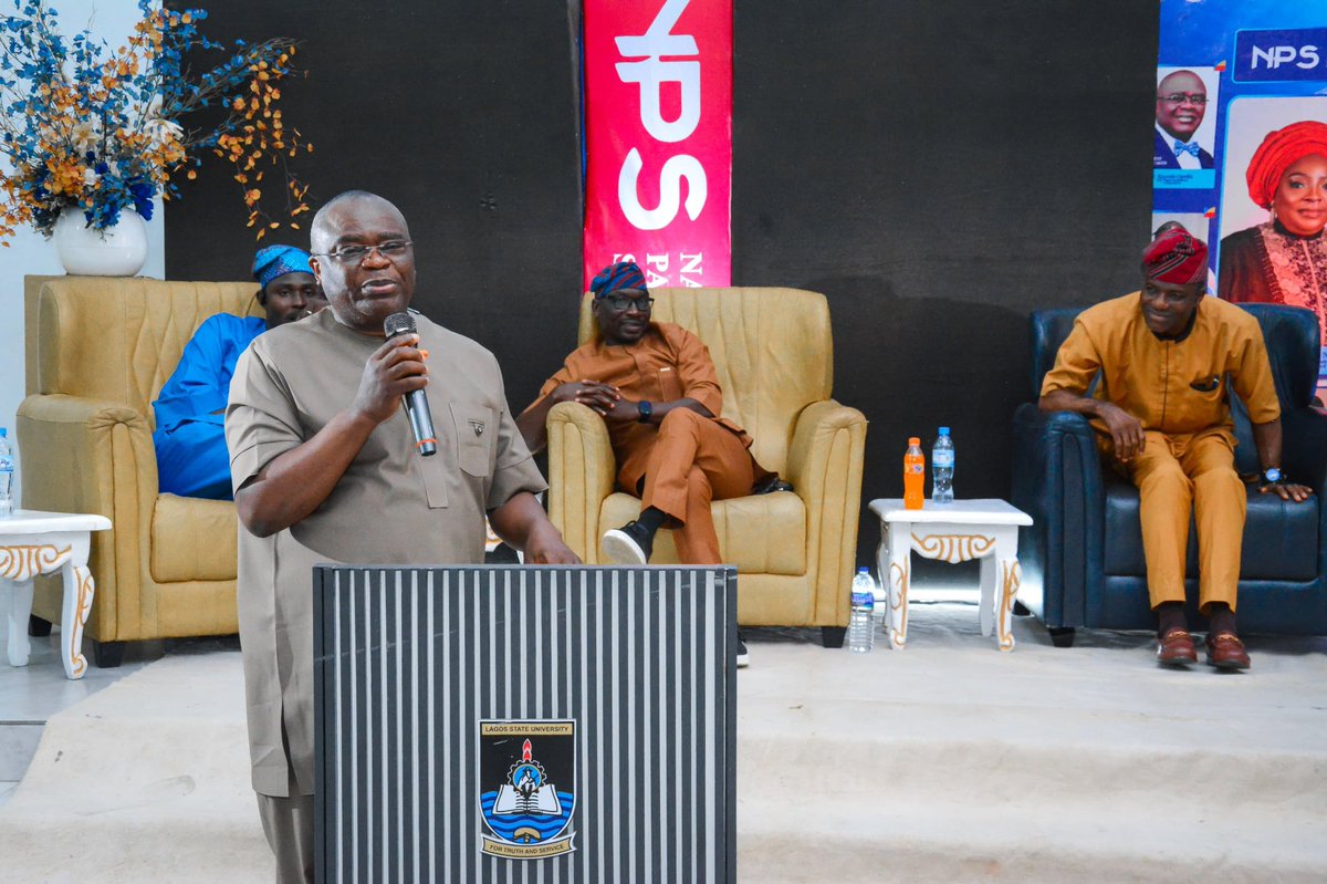 DrKayodeOpeifa's tweet image. Yesterday, I returned to my alma mater @LASUOfficial not just as an alumnus, but as a Guest Speaker at the @LASUSUSPC ‘s 9th National Parliamentary Summit.

Standing before a vibrant room of student parliamentarians from institutions across Nigeria reminded me of the power of…