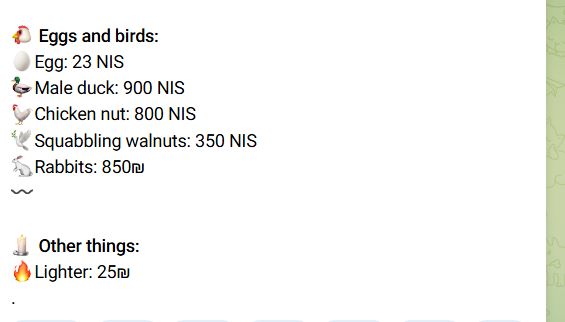 farrlin1's tweet image. Price listing on foods being sold today in Deir Al Balah
So much for no food getting in.
Lying bastards