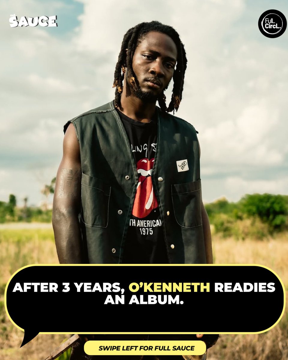 FulLCircLAfrica's tweet image. THE SAUCE🚨: @ygaokenneth ready to serve us with an album after three years. The Album ‘CAME OF AGE’ set to be released on 1st of August