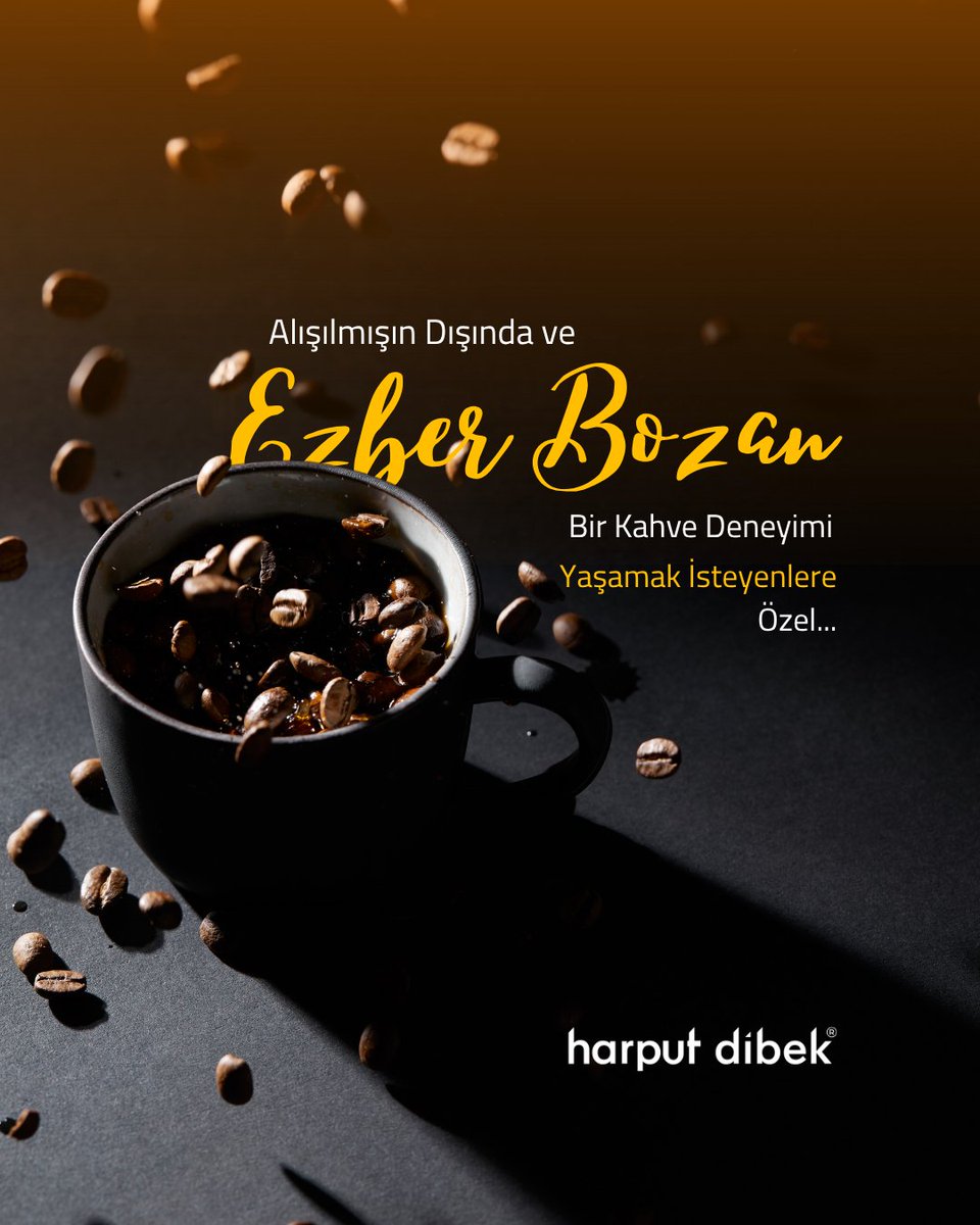 Alışılmışın dışında ve ezber bozan bir #kahve deneyimi yaşamak isteyenlere özel...