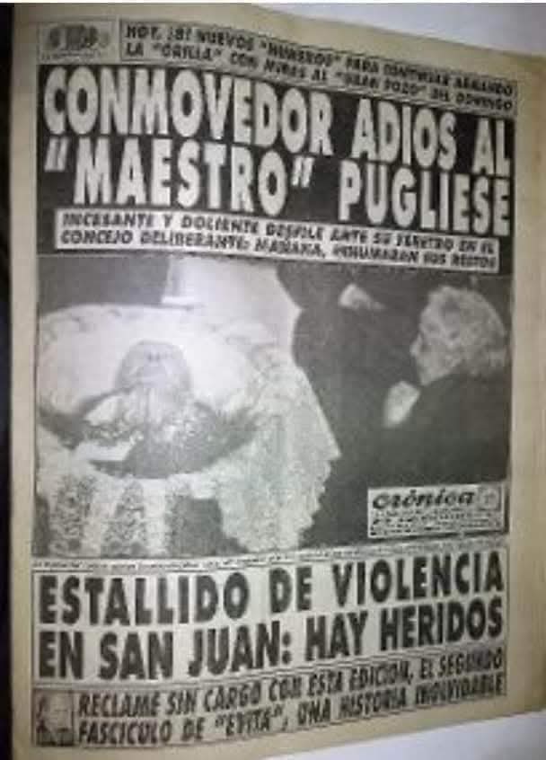 25/7/1995 Muere Osvaldo Pugliese