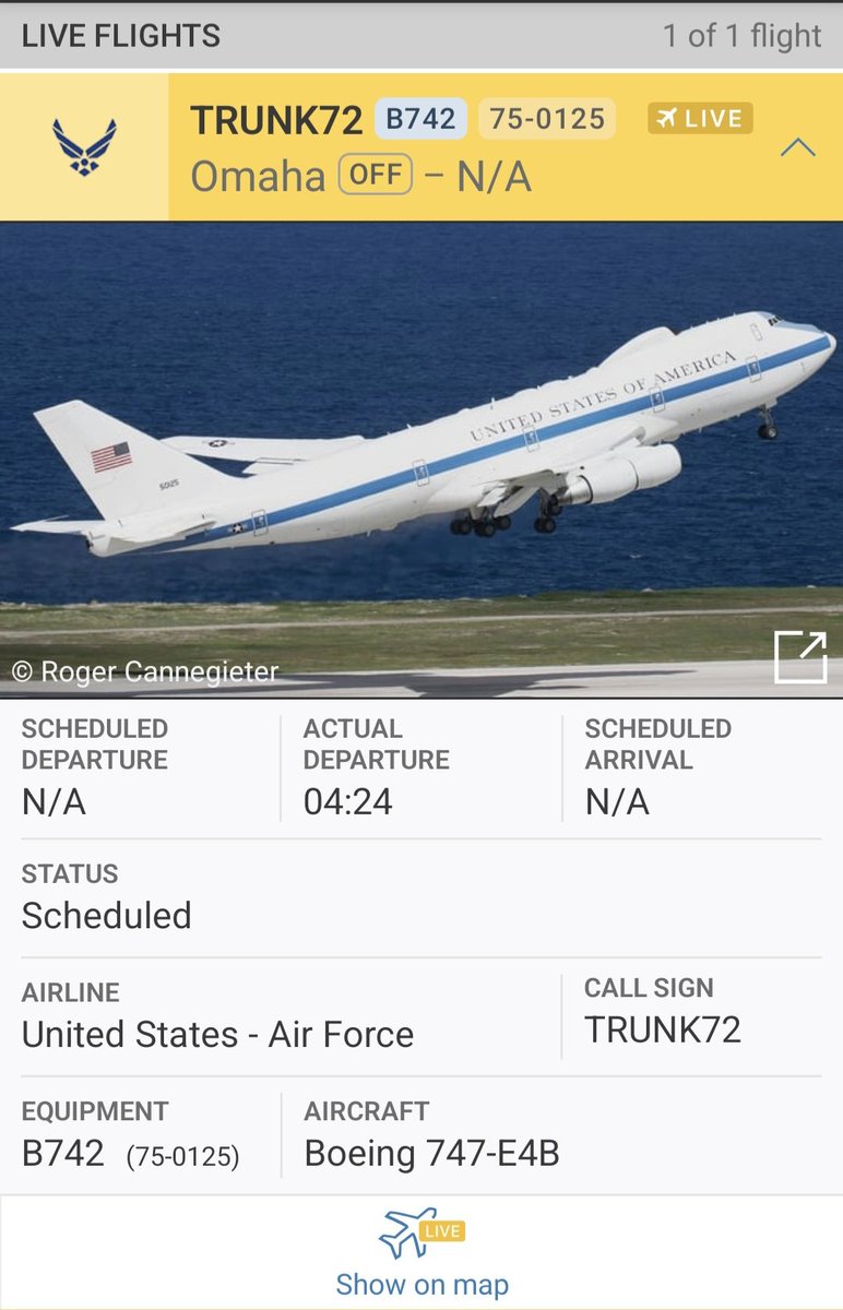 BloodyPolitics's tweet photo. Something wicked this way comes. 👀
75-0125 #TRUNK72 #POTUS #DOMESDAY #NIGHTWATCH #planespotting #Prestwick
https://t.co/4paDvpIAs9 https://t.co/skbGQ8nrye