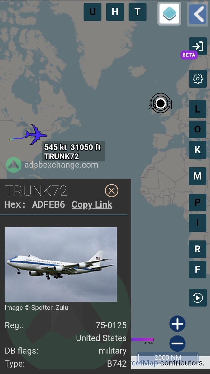 BloodyPolitics's tweet photo. Something wicked this way comes. 👀
75-0125 #TRUNK72 #POTUS #DOMESDAY #NIGHTWATCH #planespotting #Prestwick
https://t.co/4paDvpIAs9 https://t.co/skbGQ8nrye