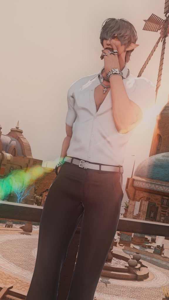 Ripleyxiv's tweet photo. Made a new boy for some fun. 

|#GPOSERS|#Elezen|#Wildwood| https://t.co/QJYUhkDn5T