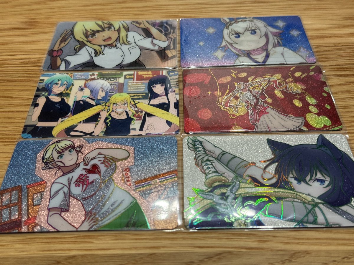 cliva522's tweet image. ぴろっぽ様(@murapiro1 )から、沢山のオリカをいただきました!
全部リバーシブルなんです!
線画箔の綺麗さと細部の仕掛けが凄いんです
エルフさんとか!
背景のキラキラも初めて見ました
詳しくはアイテル様のぴろっぽ定期便で紹介されてます☺️
自分のトレード品申し訳ない
大切にいたします!