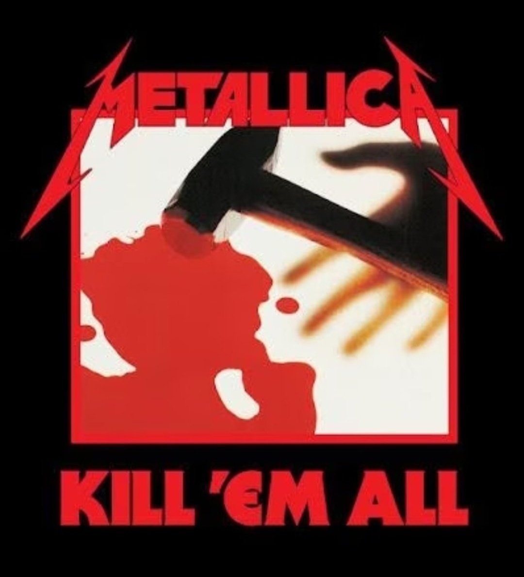 July 25, 1983. The album called ''Kill 'Em All'' is published.  It is the debut album by the American band METALLICA. Kill 'Em All is considered a classic album within thrash metal and heavy metal in general.
Which track is your favorite?🤔
