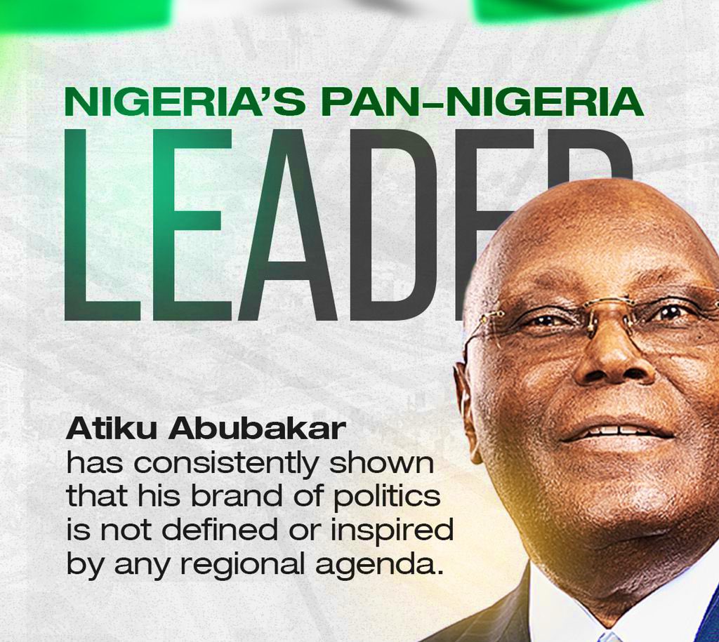 ATIKU MEDIA (@atikumedia2023) on Twitter photo This Is Nigeriaās Pan-Nigeria Leader, His Excellency <a href="/atiku/">Atiku Abubakar</a> Abubakar GCON.
Be There 𫵠This Is Nigeriaās Pan-Nigeria Leader, His Excellency <a href="/atiku/">Atiku Abubakar</a> Abubakar GCON.
Be There š«µ