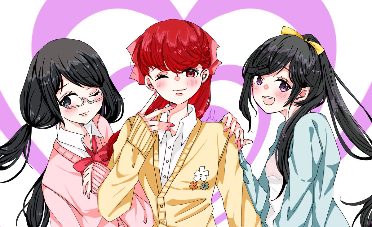 ls_777e's tweet image. #P5R #P5X #芳澤かすみ #宮下美波 #野毛朋子 
カーディガン女子