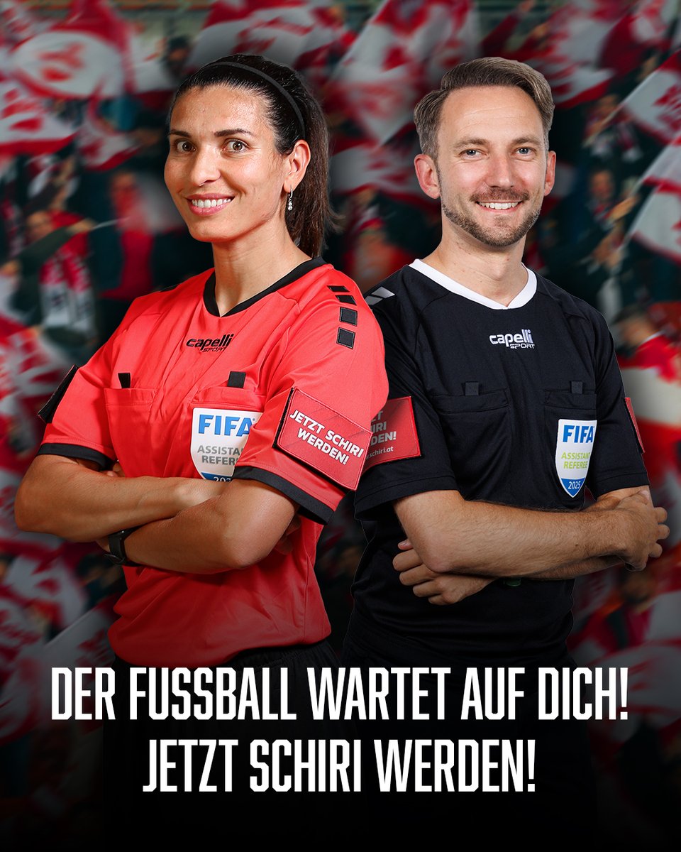 oefb1904's tweet image. Du liebst Fußball und übernimmst gerne Verantwortung? Dann bist du hier genau richtig! 🫵
Melde dich an, werde Schiedsrichter:in und starte deinen Weg auf die große Fußballbühne!  Hier gehts zur Anmeldung 👉 bit.ly/Anmeldung_Refe… 
#GemeinsamÖSTERREICH