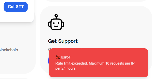 Mc_Panadol1's tweet photo. CAN SOMEONE PLS SEND ME SOME STT FAUCET TOKENS I AM GETTING THIS ERROR EACH TIME I TRY TO REQUEST FOR STT SOI CAN INTERACT WITH
@Somnia_Network 

WILL REALLY APPRECIATE   

0x75cFE437f22Bf259B60DbcCD56B6C4313a185354 https://t.co/yeFIjwIdcz