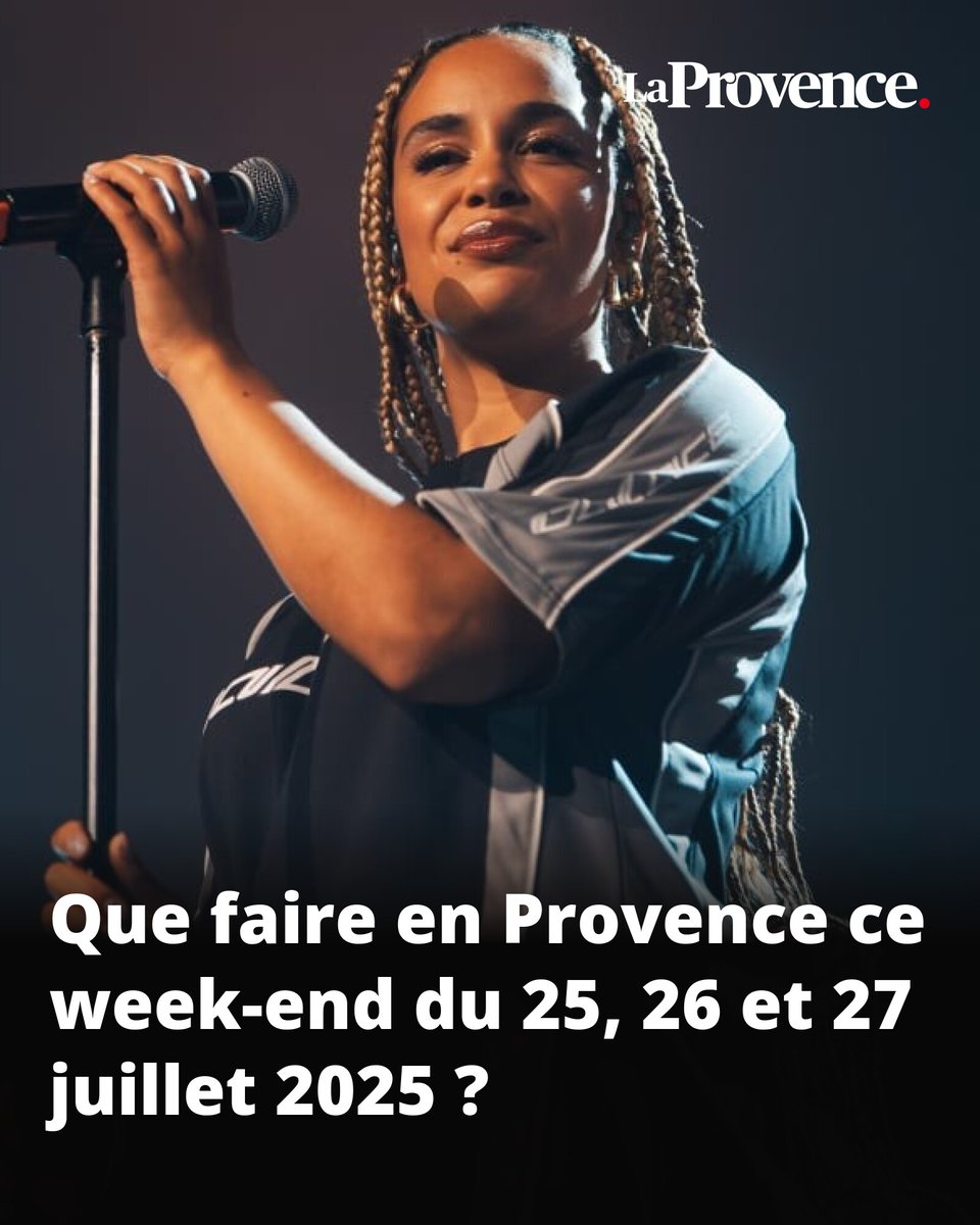 Jorja Smith à Arles, du sport à Martigues, le Brésil à l'honneur dans les Alpes-de-Haute-Provence…
👉 l.laprovence.com/8A6r