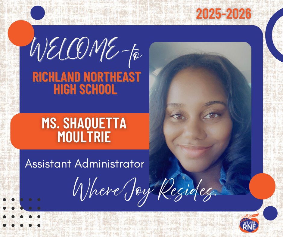 RNECavaliers's tweet image. Welcome to CAV Nation, Ms. Moultrie!!! #WhereJoyResides @drmarlonthomas @northeaststugov @Sabrina_suber @richlandtwo