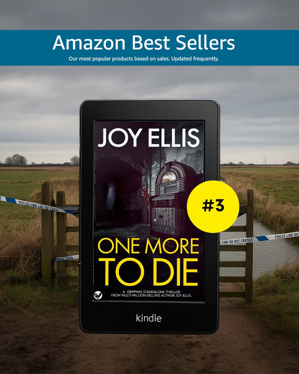 JoffeBooks's tweet image. 🎉 ONE MORE TO DIE is sitting pretty at #3 on Amazon UK!
Massive congratulations to Joy Ellis — and endless thanks to all the brilliant readers who helped get it there! 🇬🇧📚
Grab it here! geni.us/one-more-to-di…
