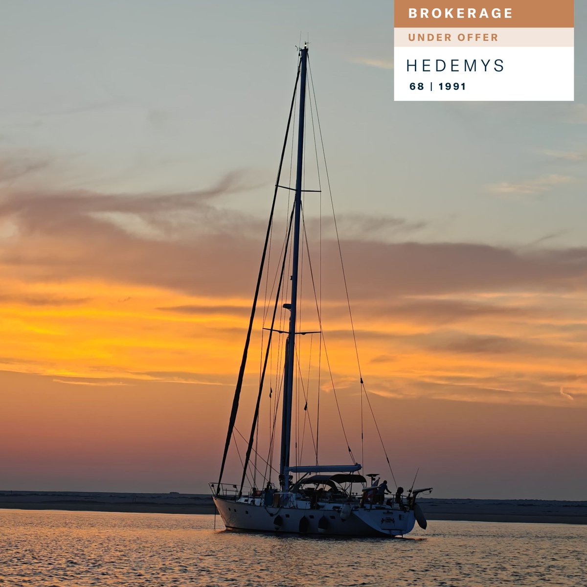 BROKERAGE - UNDER OFFER
Hedemys | 68 | 1991

Oyster Brokerage is delighted to announce that this stunning Oyster is under offer. 

Discover more: oysteryachts.com/sailing-yachts…

#OysterYachts #OysterBrokerage