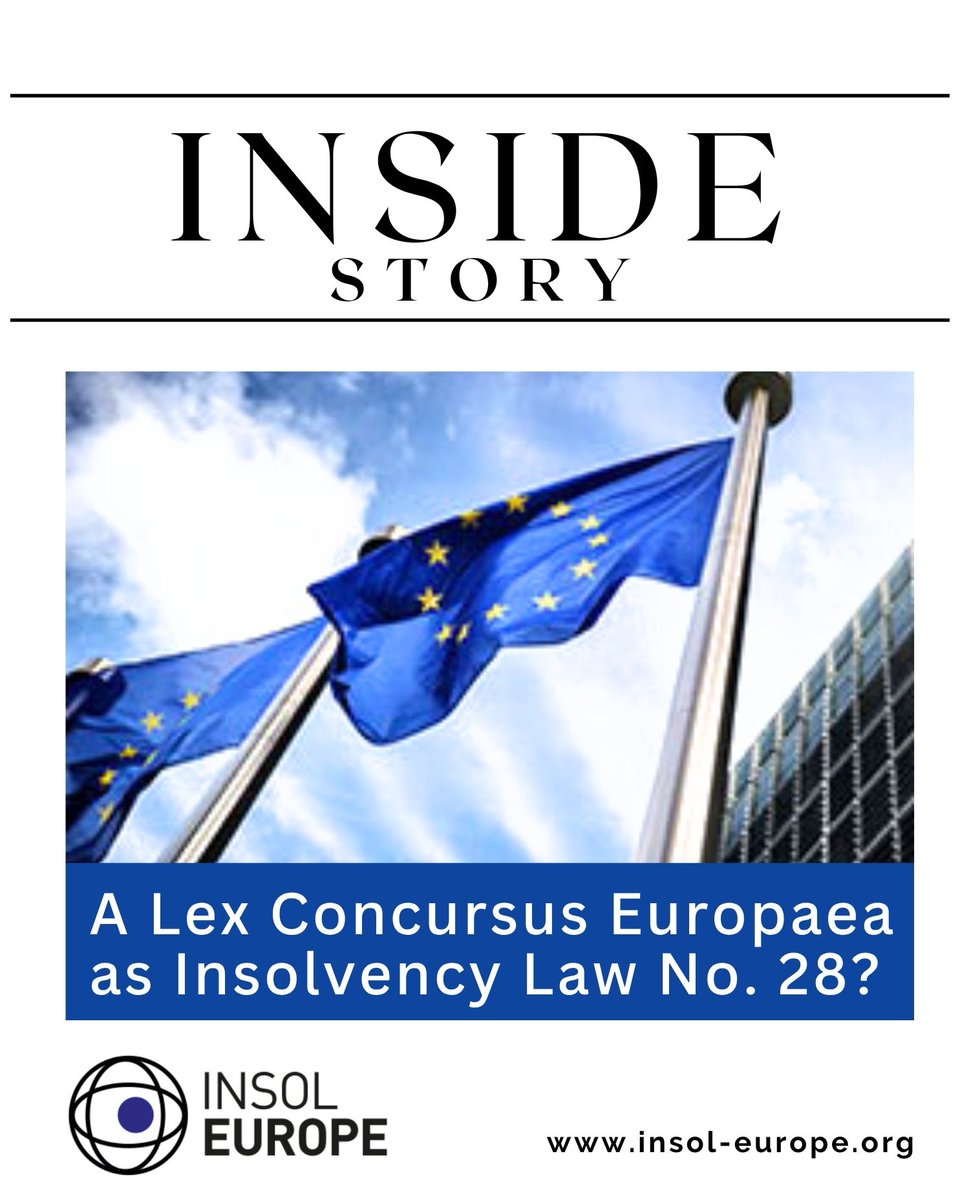 🇪🇺 The EU lags in global competition due to a lack of investment, partly because differing insolvency laws across member states make investment risky and unattractive.

Read about the proposal for a solution and other INSIDE STORIES:
➡️ bit.ly/IE_InsideStori…

#Insolvency
