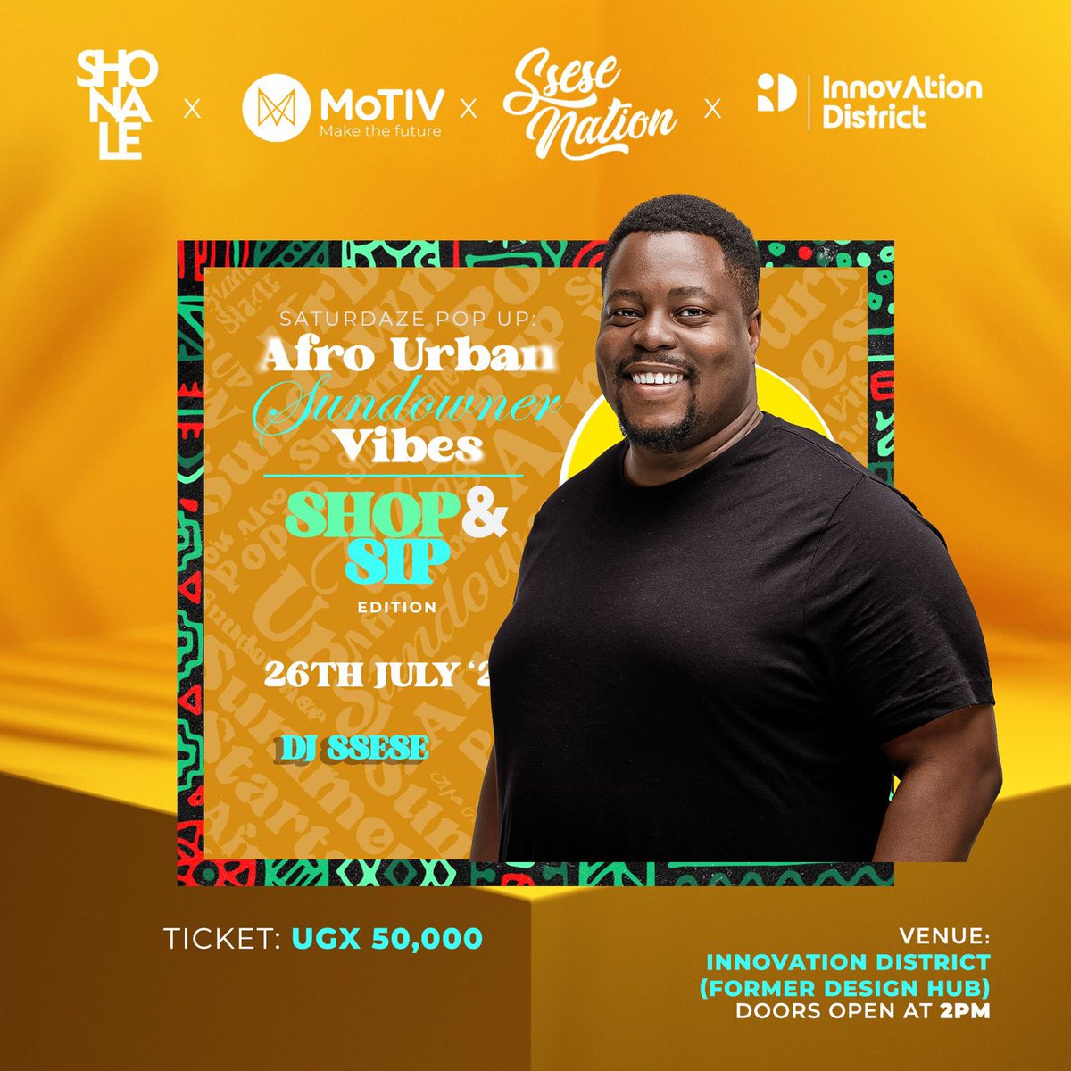 MotivUG's tweet image. Only 1 day to go! Afro Sundowners is coming in hot with a fire DJ lineup and electric Saturday vibes you don’t want to miss!
Secure your ticket now — WhatsApp 0768844771 with the word “SHONALE” to get your ticket.
#AfroSundowners #FeelTheVibe #MoTIVExperiences