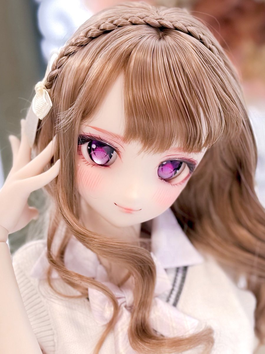 カスタムアイシードール 137 首傾げ ウェービーヘアー カスタム