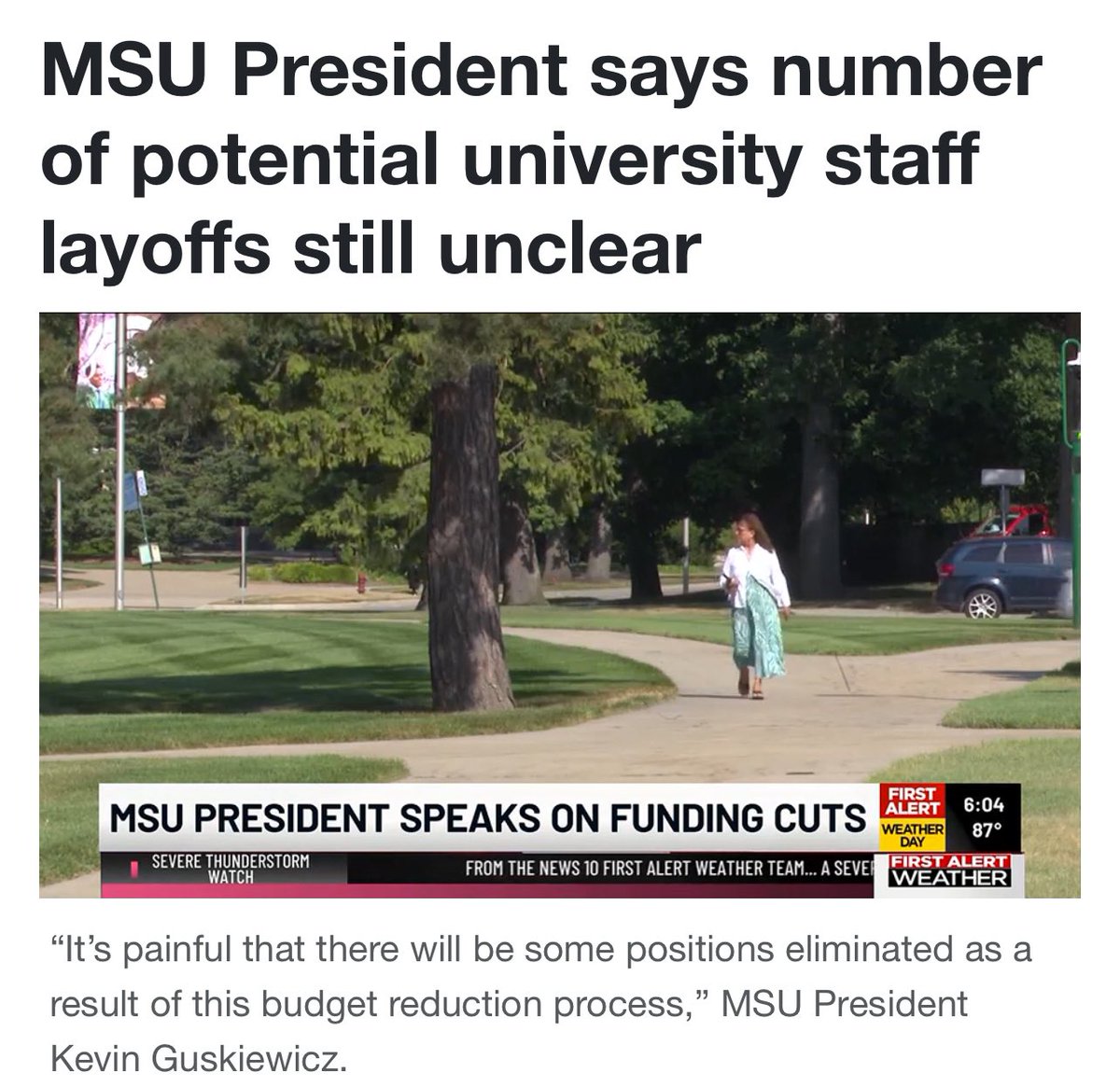 joshcowenMI's tweet image. Well whatever the final number, it was entirely preventable.
Job loss for educators. Electricians. Accountants. So many more.
We’re losing jobs because Donald Trump decided to gut funding and guys like Tom Barrett don’t have the stones to stand up to him @wilxTV