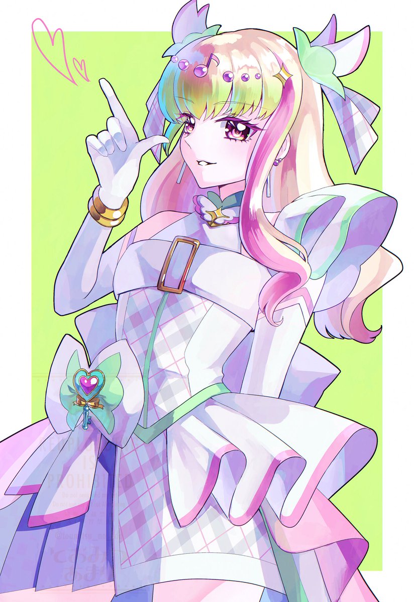 toumitsu_no_ido's tweet image. 💗🤍💚キュアズキューン💚🤍💗

 #precure   #キミプリ