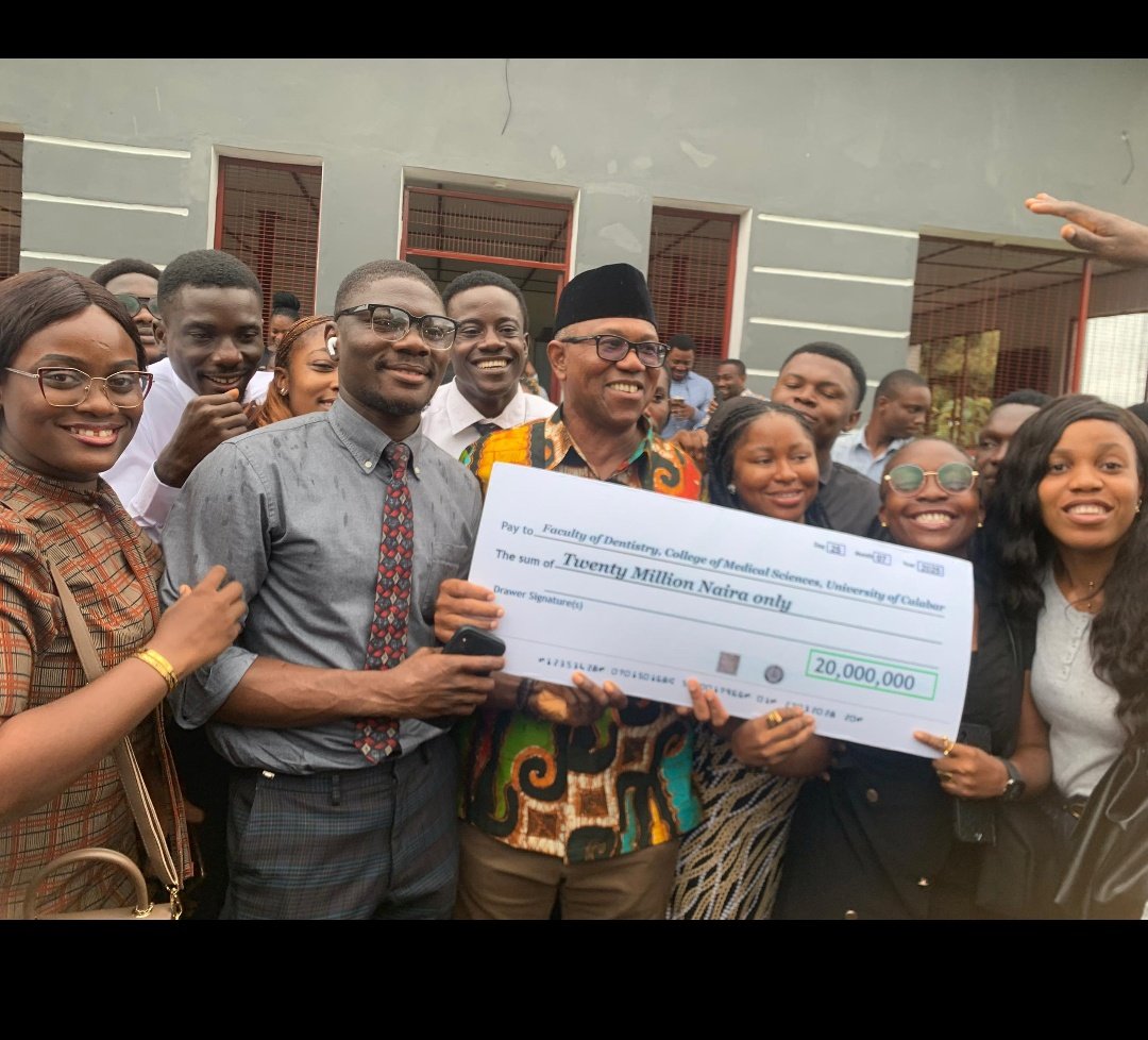 DOrhewere's tweet image. Okwute the Great @PeterObi has done what the Legendary Napoleon could not do.
God bless the lineage of HE PO for this sacrifice, as for FO, matter for another day
God be praised for light at the end of this dark tunnel...
#SaveUnicalDentalStudents
#SurvivingDentistryInUNICAL
