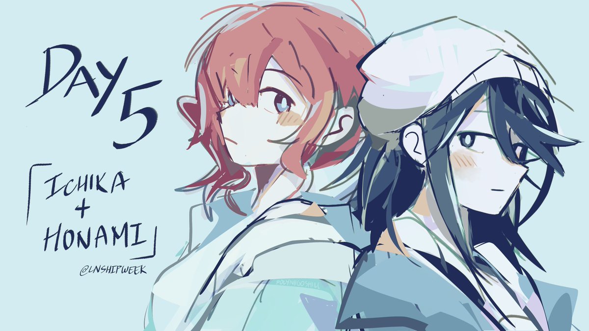 LNshipweek's tweet image. #LNShipWeek Day 5 is now live!
Next up is our favorite drummer and guitarist! 💫💙
🎨 polyniigoshill