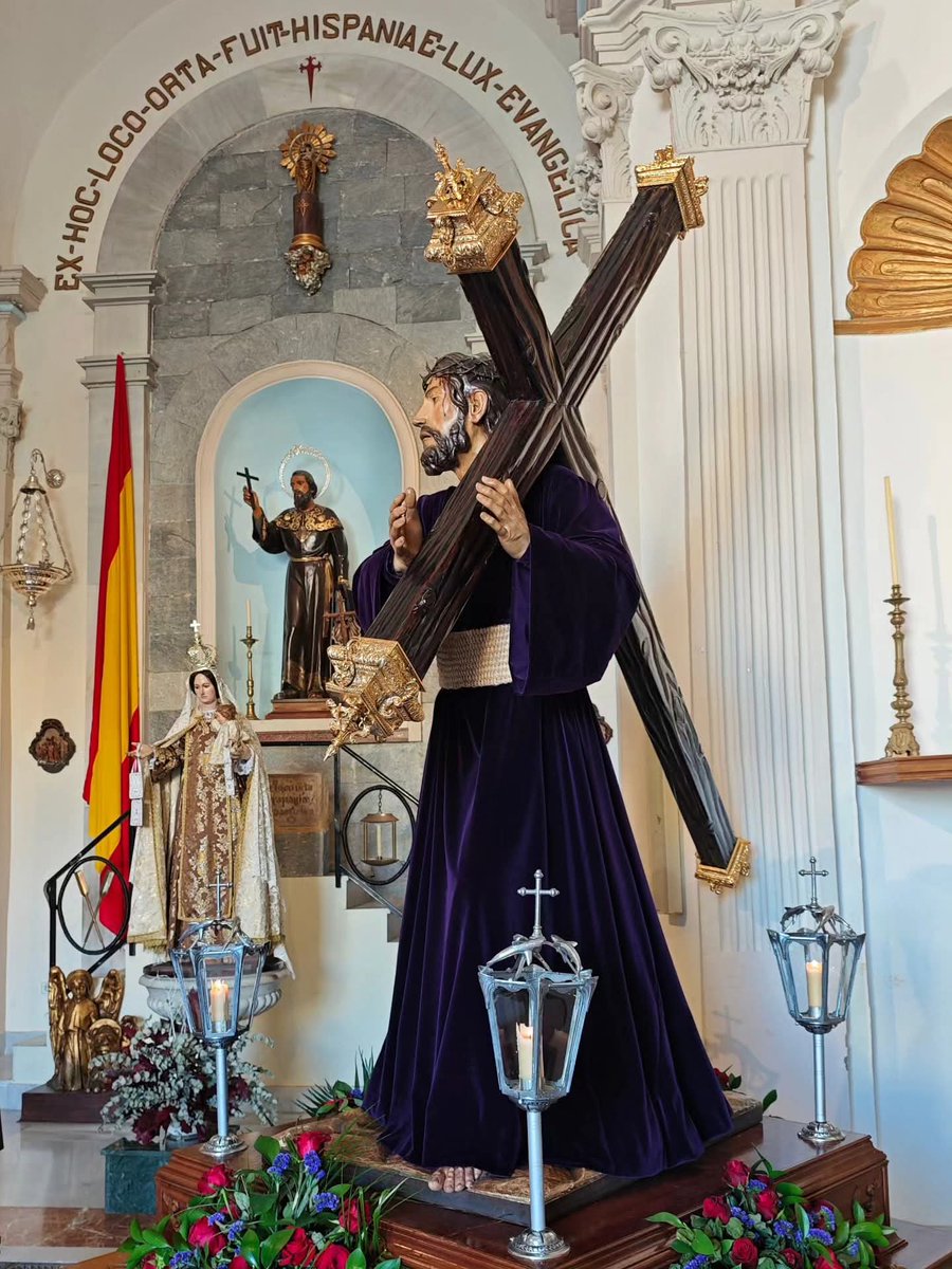 💜 Feliz día de Santiago Apóstol, patrón de España, tan ligado a la ciudad de Cartagena y más en concreto a nuestro querido barrio de Santa Lucía, donde cada año abren las puertas de su parroquia a N.P. Jesús Nazareno.

"Desde este lugar nació para España la Luz del Evangelio".