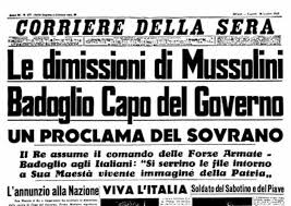 sadaashree's tweet image. 25 Luglio(July), the fall of the Fascist regime in Italy, in 1943, when Benito Mussolini is forced out of power by Count Dino Grandi and King Victor Emmanuel III in a palace coup, ending 21 years of Fascist rule, and Mussolini being placed under arrest.
This event followed…