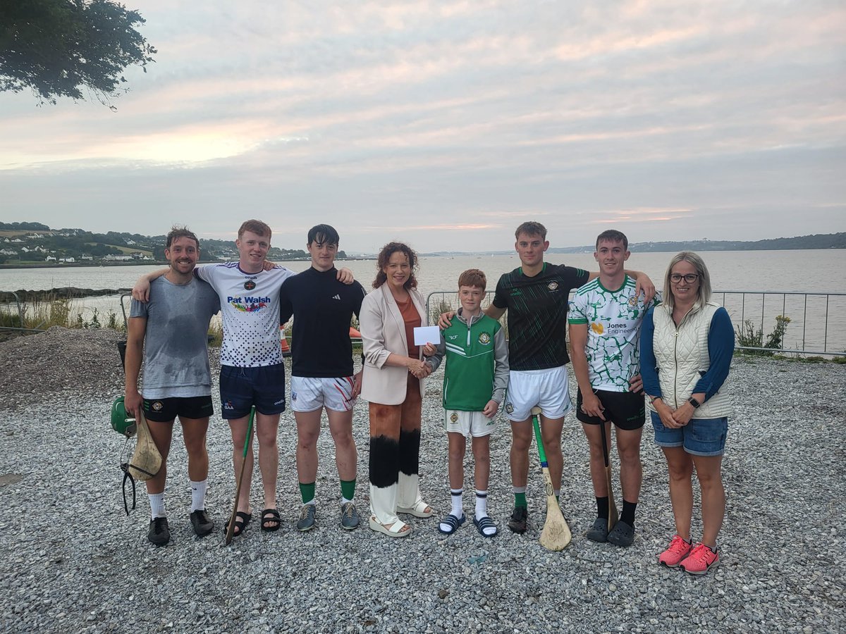 Congrats to Rory Casey, winner of our All-Ireland Hurling predictor quiz!  He received his prize from Anne-Marie on behalf of our sponsor James A. Sheridan&amp;Co. Solicitors, Midleton. Thanks to all who supported. Best of luck to our adult Footballers &amp; Hurlers in upcoming champo