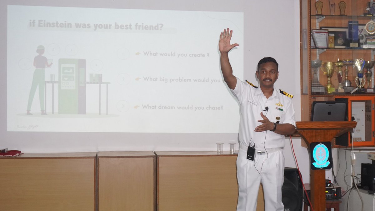 Cdr Sachin Gupta conducted  an engaging session on use of Generative AI for students of Classes XI &amp; XII at #NCSVizag (NSB), fueling curiosity and empowering students to explore the future of technology.