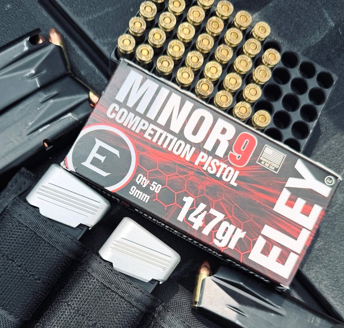 USPSA_Shooting's tweet image. ELEY 9mm Competition Ammunition is the Official Certified Match Ammo of both USPSA and Steel Challenge.
Whether you're on the range or chasing titles, trust the ammo that’s built for accuracy, consistency, and reliability.
#ELEYAmmo #USPSA #SteelChallenge #CertifiedMatchAmmo…