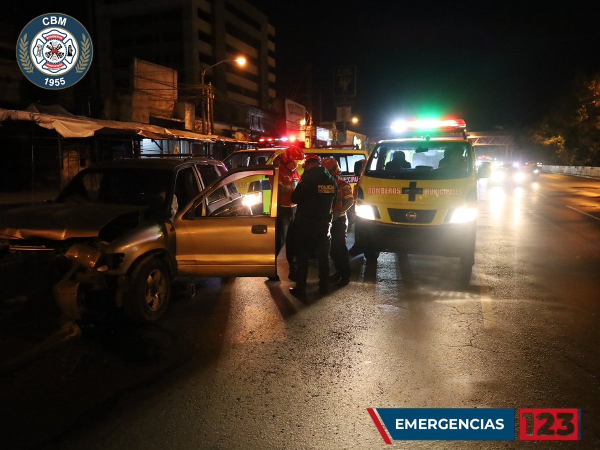 Bomberos Municipales (@bomberosmuni) on Twitter photo #AccidenteDeTránsito Autovía Mixco San Juan y 2a Avenida zona 7 ciudad
El conductor de un automóvil una persona de aproximadamente 40 años de edad colisiona con un separador de carriles de concreto tipo "Jersey" quedando sin vida, <a href="/PNCdeGuatemala/">PNC de Guatemala</a> en el lugar #AccidenteDeTránsito Autovía Mixco San Juan y 2a Avenida zona 7 ciudad
El conductor de un automóvil una persona de aproximadamente 40 años de edad colisiona con un separador de carriles de concreto tipo "Jersey" quedando sin vida, <a href="/PNCdeGuatemala/">PNC de Guatemala</a> en el lugar