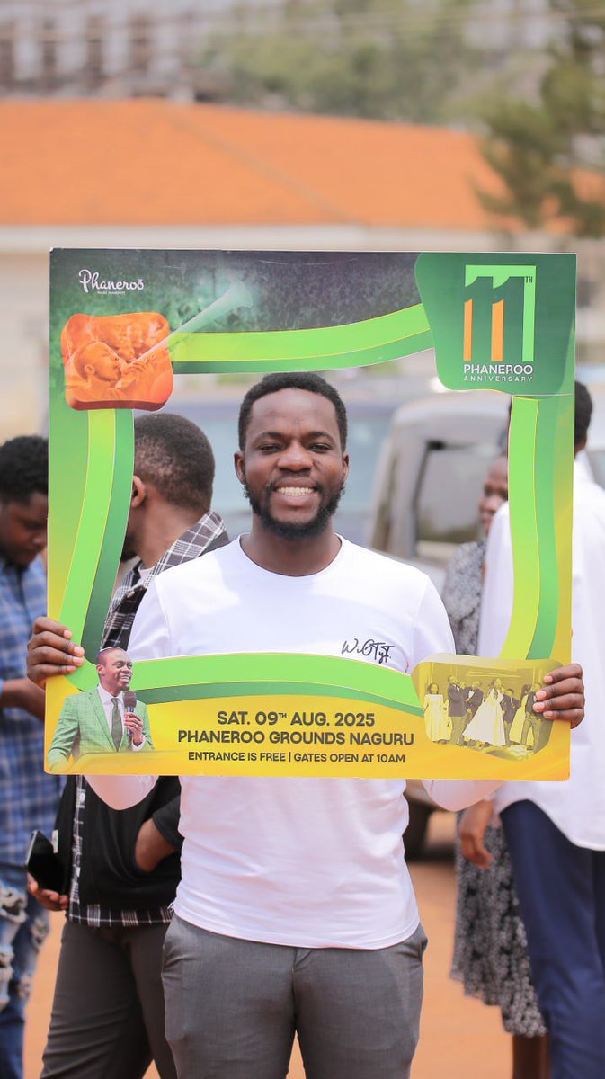 lubs_ivan's tweet image. We are on top of the world, feeling unstoppable.
Phaneroo 11th Anniversary | Saturday 9th August 2025 | Phaneroo Grounds, NAGURU | Free Entry
#PhanerooAt11
#Bring20