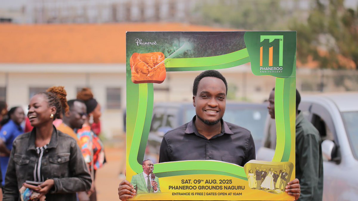 lubs_ivan's tweet image. We are on top of the world, feeling unstoppable.
Phaneroo 11th Anniversary | Saturday 9th August 2025 | Phaneroo Grounds, NAGURU | Free Entry
#PhanerooAt11
#Bring20