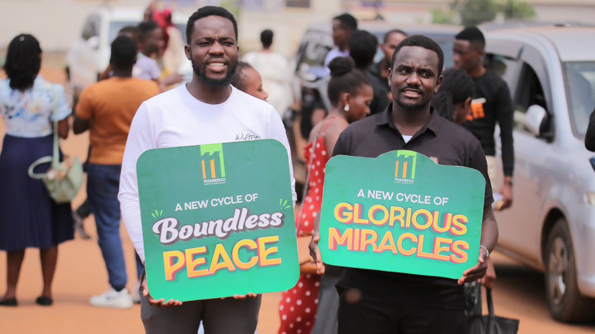 lubs_ivan's tweet image. We are on top of the world, feeling unstoppable.
Phaneroo 11th Anniversary | Saturday 9th August 2025 | Phaneroo Grounds, NAGURU | Free Entry
#PhanerooAt11
#Bring20