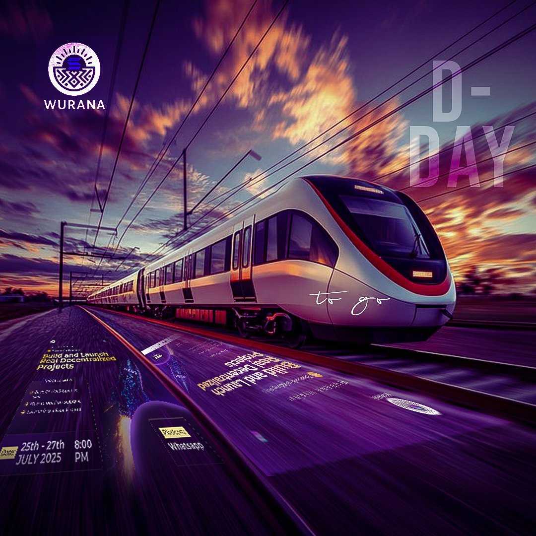 Wurana01's tweet image. D-DAY is here!
The WURANA webinar starts TODAY 🎉
💼 It’s time to turn your skills into income
🕗 8PM | 📍 Hosted on WhatsApp
Join now 👉 chat.whatsapp.com/EjPQRMRAStlKR4…
#WURANA #Webinar #SkillsToIncome #BuildAndEarn #web3