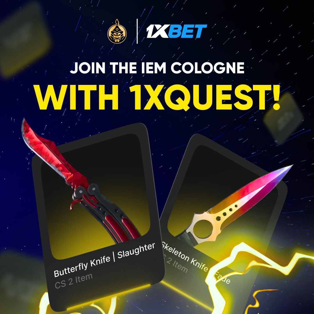 1mongolz's tweet image. Bingo IEM Cologne started on 1xQuest! Fill in the 8 most obvious squares out of 24, climb the leaderboard, and grab top skins!
 
Prizes won’t collect themselves — don’t miss your chance to join!

cropped.link/colognmng1q