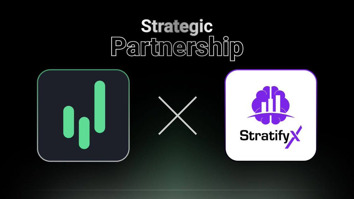 🚀 Exciting Partnership Announcement 🤝

We’re thrilled to partner with <a href="/StratifyX_AI/">StratifyX</a> — the world’s first Web3 &amp; AI-powered open-source ecosystem for quantitative strategies 📊

By combining AI optimization, blockchain-secured execution &amp; strategy NFTs, StratifyX empowers traders