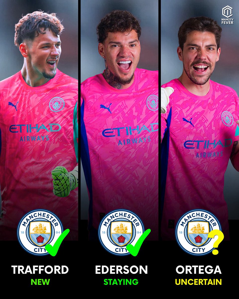 James Trafford knows he will NOT be Man City’s No.1 goalkeeper for now. 🚫🧤

Ederson is set to STAY at City this summer, with the plan for him to LEAVE at the end of the season. ⌛️🔄

Stefan Ortega could still LEAVE but nothing is close at present. 🤔
