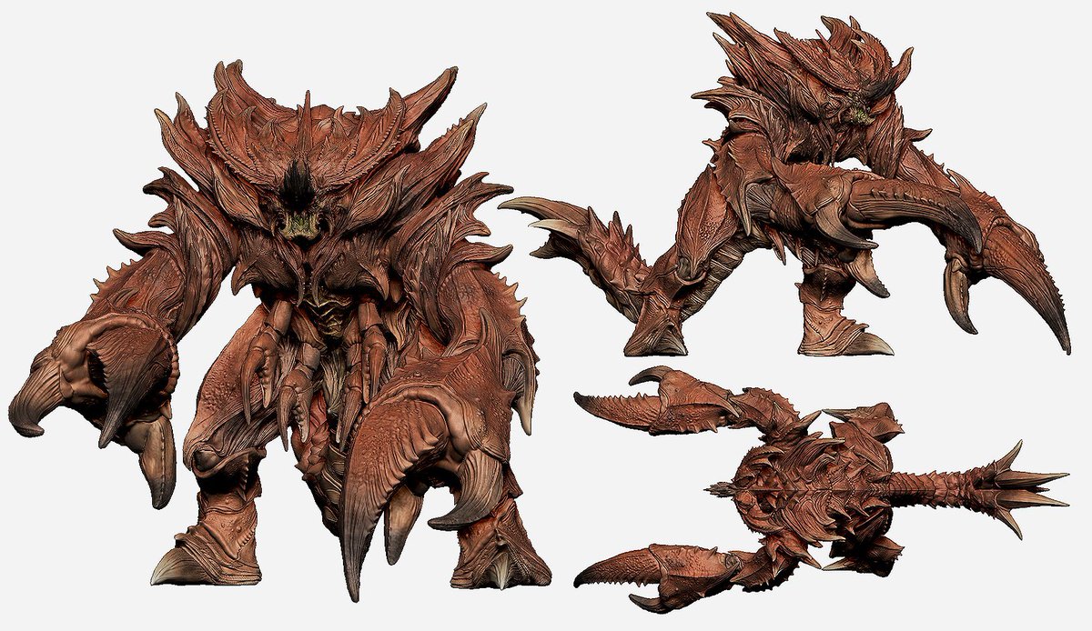 akakttt31's tweet image. コロソ(@Coloso_japan)から発売中のZbrushクリーチャー造形講座ですが、本日後編が配信開始されました！大変お待たせいたしました！ 

初めてソフトを触る方でも大丈夫なように解説しているので、気になる方は是非チェックしてみて下さい～
完成データや素材や素体など特典も沢山付けてます！…