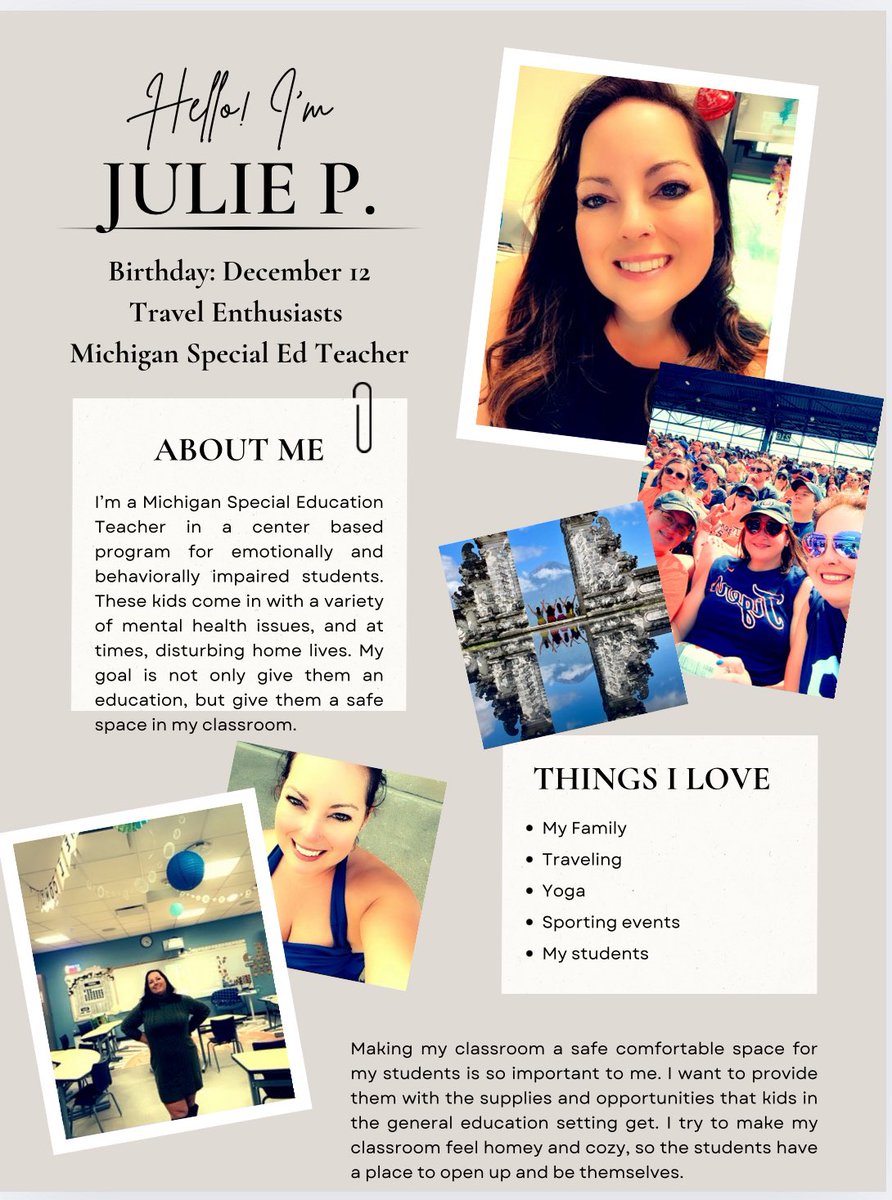 JuliePeter80's tweet image. Happy Friday! I’m so excited to get back in to my classroom soon! I only need a few more supplies and I’ll be set, if you’re feeling generous please consider my Special Ed kiddos!
amazon.com/hz/wishlist/ls…
#clearthelist #BetterTogether #Teachersof𝕏 #clearthelist2025