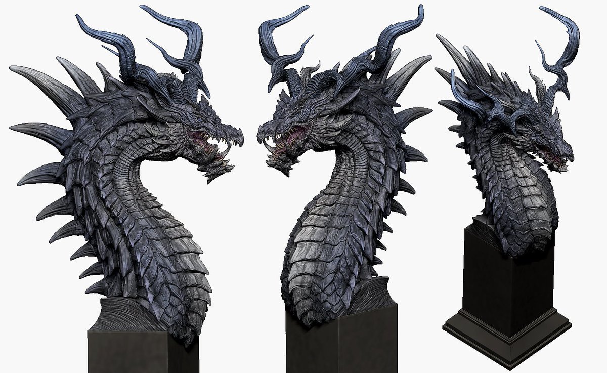 akakttt31's tweet image. コロソ(@Coloso_japan)から発売中のZbrushクリーチャー造形講座ですが、本日後編が配信開始されました！大変お待たせいたしました！ 

初めてソフトを触る方でも大丈夫なように解説しているので、気になる方は是非チェックしてみて下さい～
完成データや素材や素体など特典も沢山付けてます！…