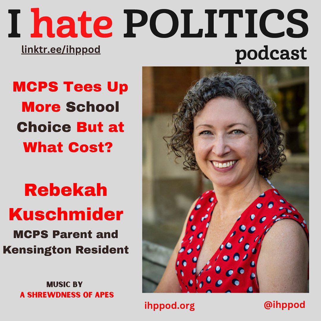 New episode. <a href="/RebekahWriter/">Rebekah, Crone for Kamala 🪷 🇺🇸</a> <a href="/MCPS/">MCPS</a>
#downcountyconsortium #schoolchoice #change #howchangehappens #schoolboundaries #education #publicschool #montgomerycounty #maryland <a href="/sunildasgupta4/">Sunil Dasgupta (he/him)</a>