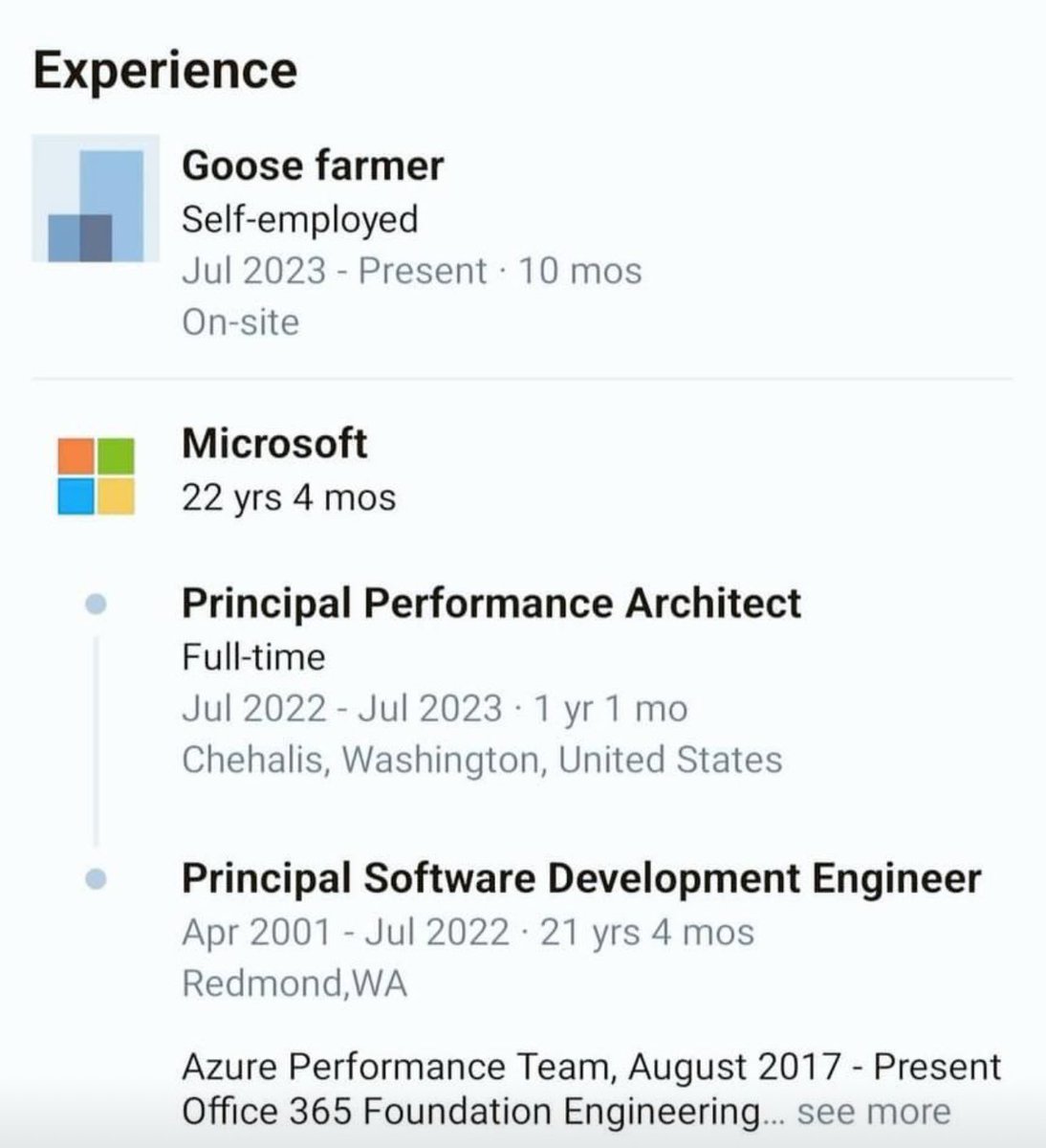 dlasgidifarmer's tweet image. “Spending 22yrs at AI agent and resigning to goose farming”
In other news, we are seeing people abandoning their years of farming and jumping on AI.