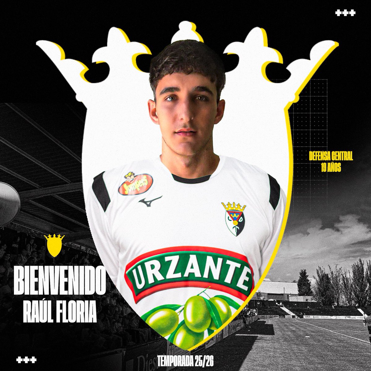 teamkicker_es's tweet photo. ‼️𝐎𝐅𝐈𝐂𝐈𝐀𝐋‼️

Raúl Floria se une al proyecto del @cdtudelano 🤝

El central oscense da el salto a Segunda Federación para apuntalar la zaga del equipo navarro🔥

🔝Poderío aéreo, gran salida de balón y mucha contundencia💪

#WeAreKicker | #TeamKicker https://t.co/8mSruDrmRq