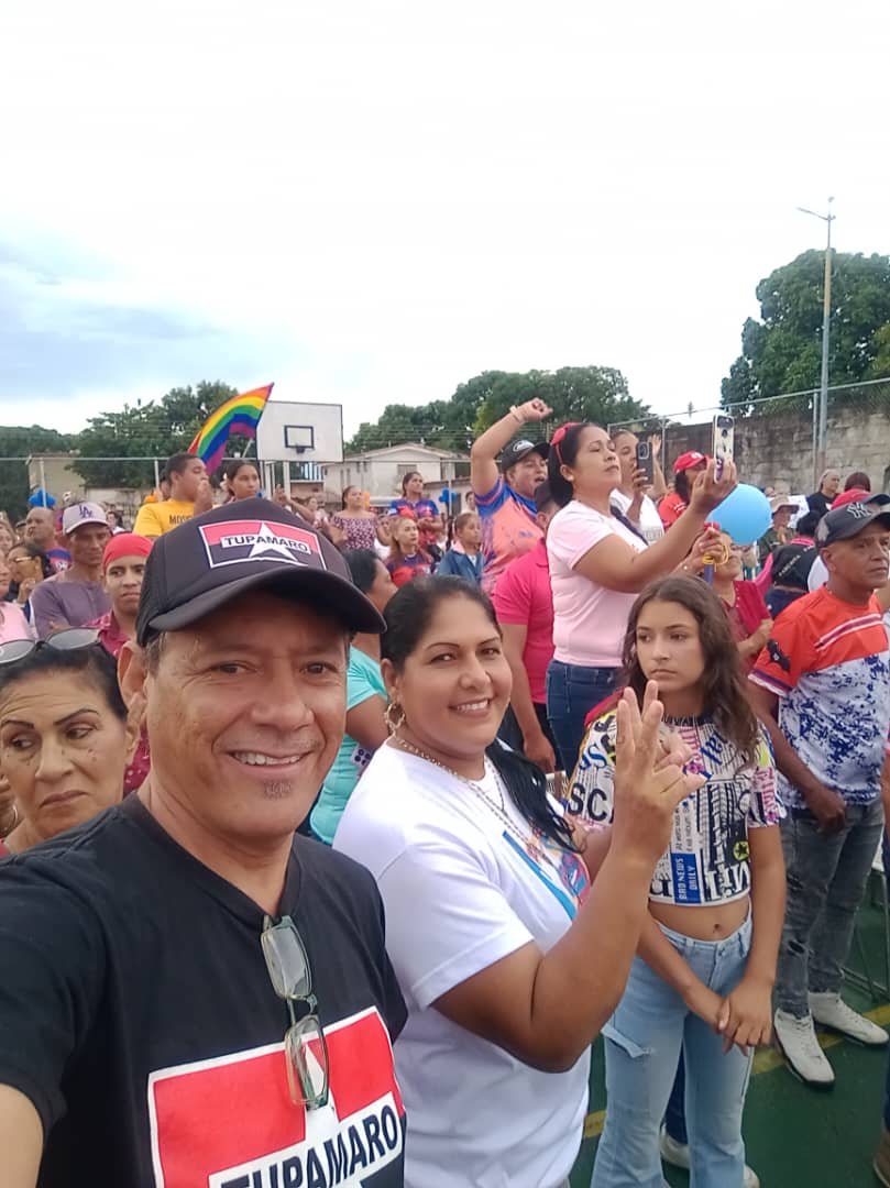 Desde el Municipio Carlos Arvelo Ydermo González Secretario Regional de Movimientos Sociales acompaño al Cierre de Campaña del Candidato a Alcalde Ángel Bilbao y los Candidatos a Concejales del Municipio Carlos Arvelo activando toda la Maquinaria Electoral de este Domingo #27J