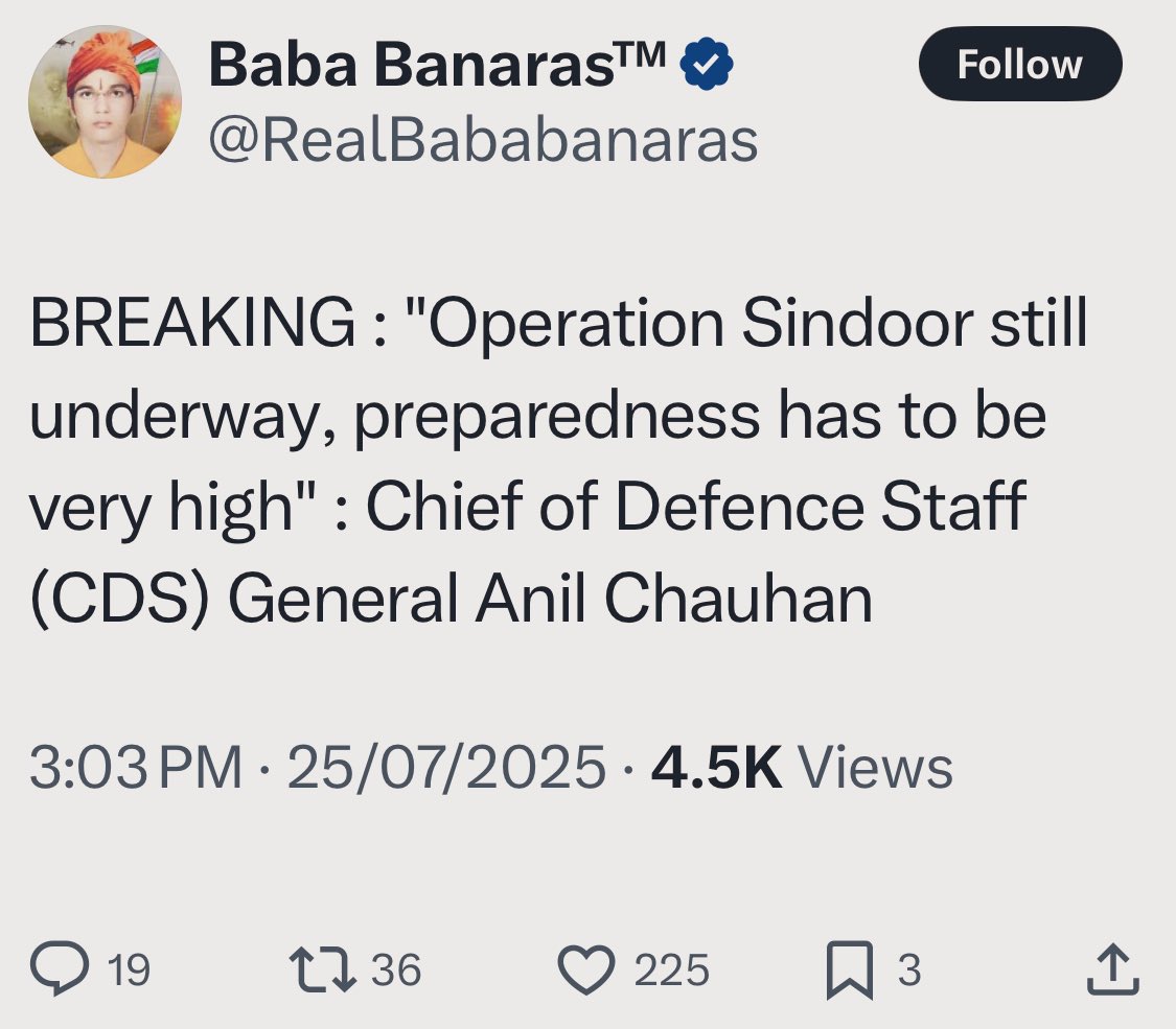 MarkhorTweets's tweet image. Markhor is fed up of this cheap rhetoric by Indians!!
What exactly you Indians mean by "Operation Sindoor is still underway"?
