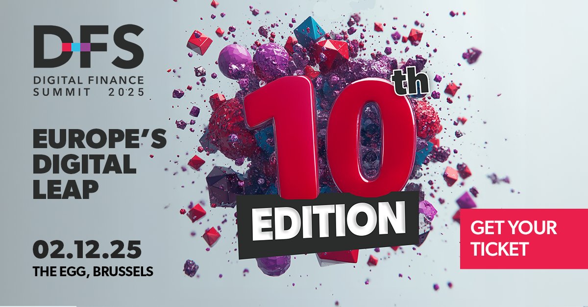 Fancy a trip to Brussels this December? 

Europe’s fintech scene is gathering for the 10th edition of the Digital Finance Summit (DFS25) — an event that’s all about shaping the next wave of innovation in finance. From AI-driven disruption to the evolution of digital assets, DFS25