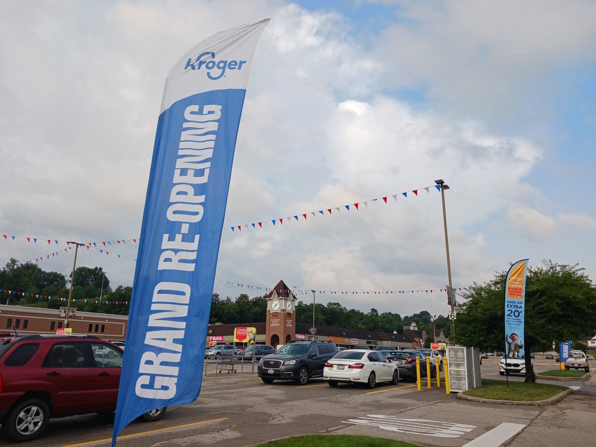 BSteinbachWTOV9's tweet image. Today on News 9 Sunrise!
@kroger in Steubenville is hosting a grand re-opening! We'll be here for the ribbon cutting and a look inside. Details @WTOV9