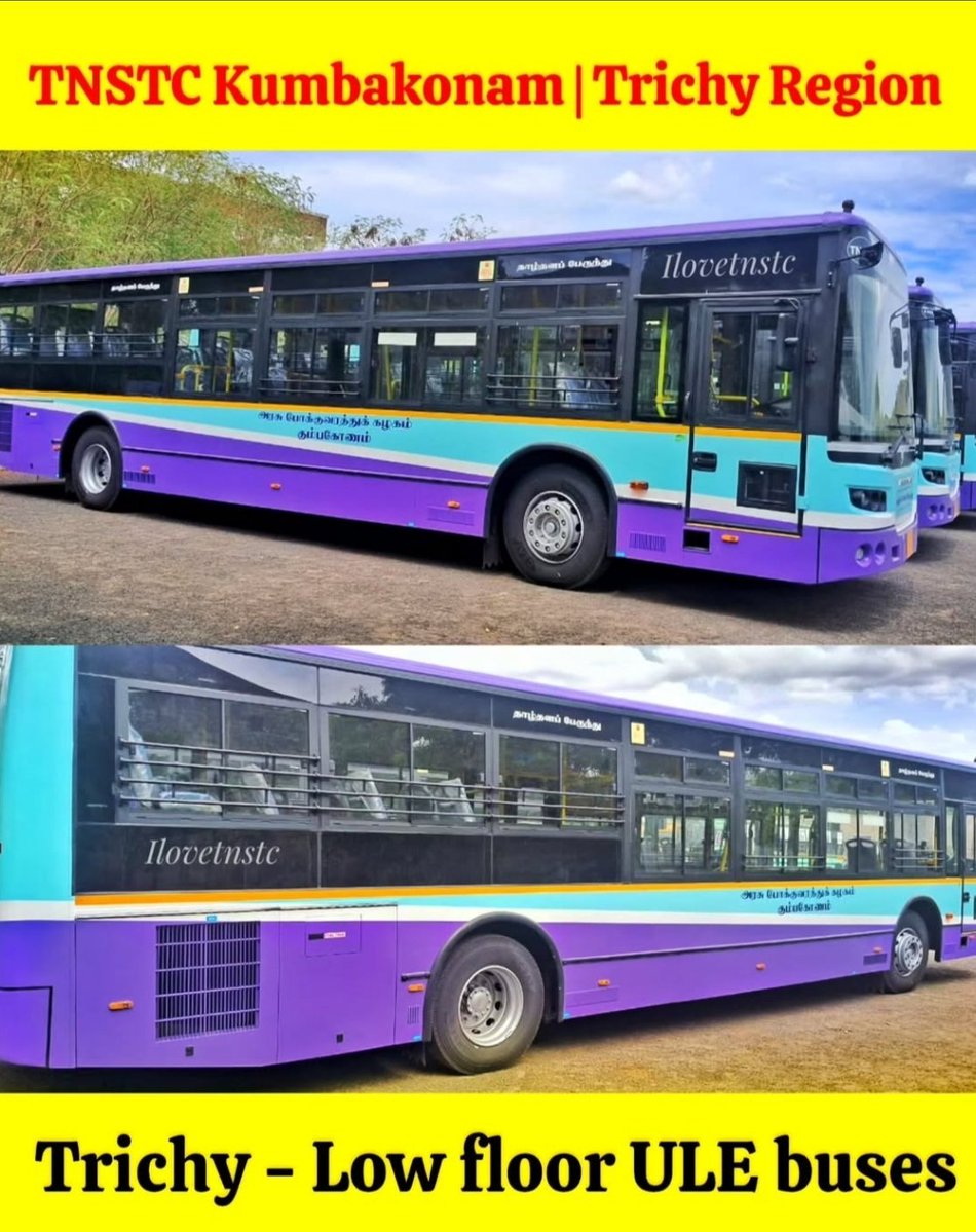 Trichiites's tweet image. ULE Buses for Trichy😍