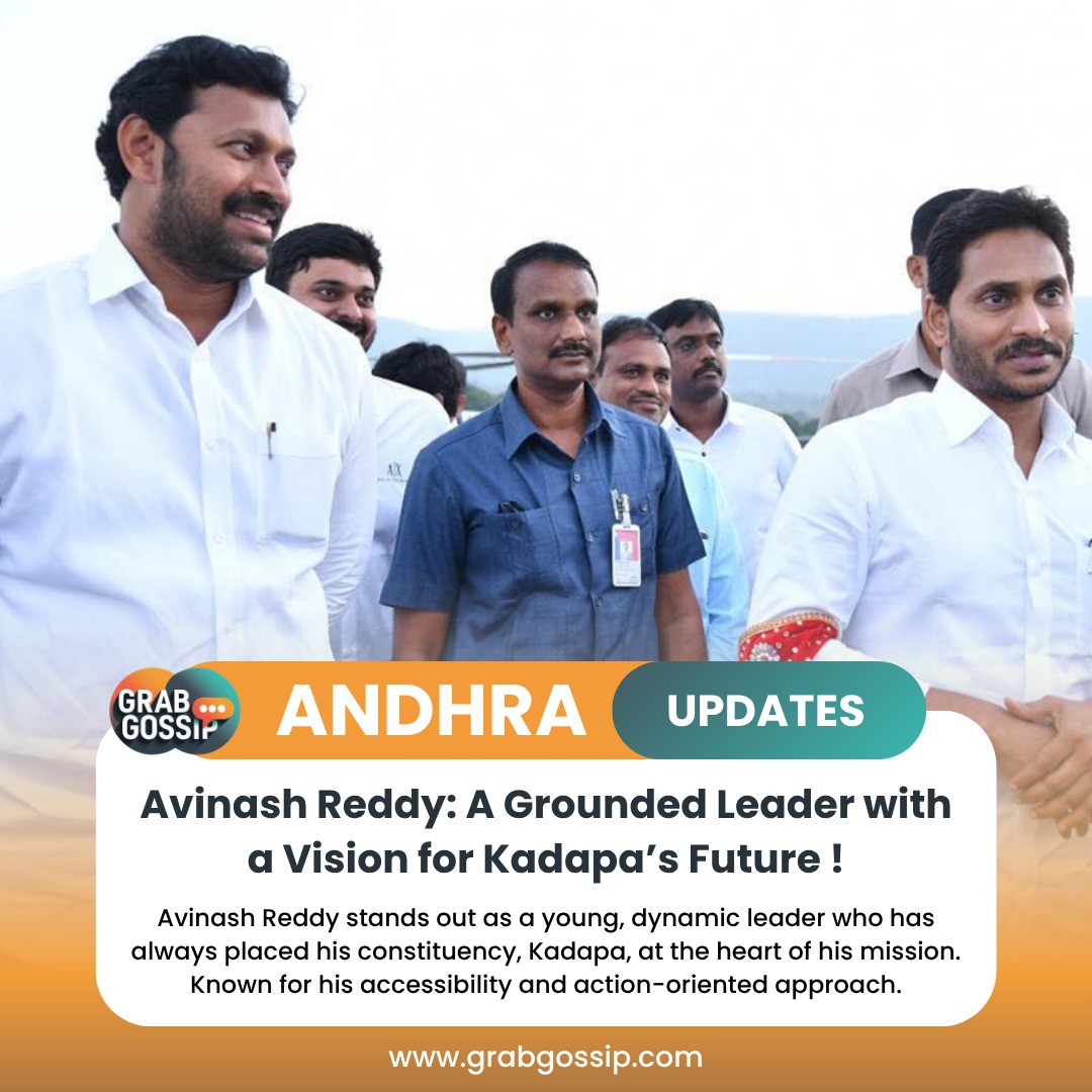 AndhraPublicN's tweet image. Avinash Reddy: A Grounded Leader with a Vision for Kadapa’s Future .
#AvinashReddy #KadapaDevelopment #VisionForKadapa #YouthDrivenLeadership #InclusiveGrowth #YSRLegacy